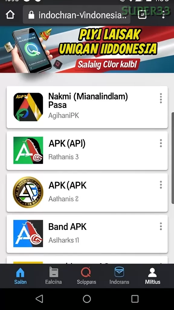 Cuplikan layar MIOTOTO — aktivitas