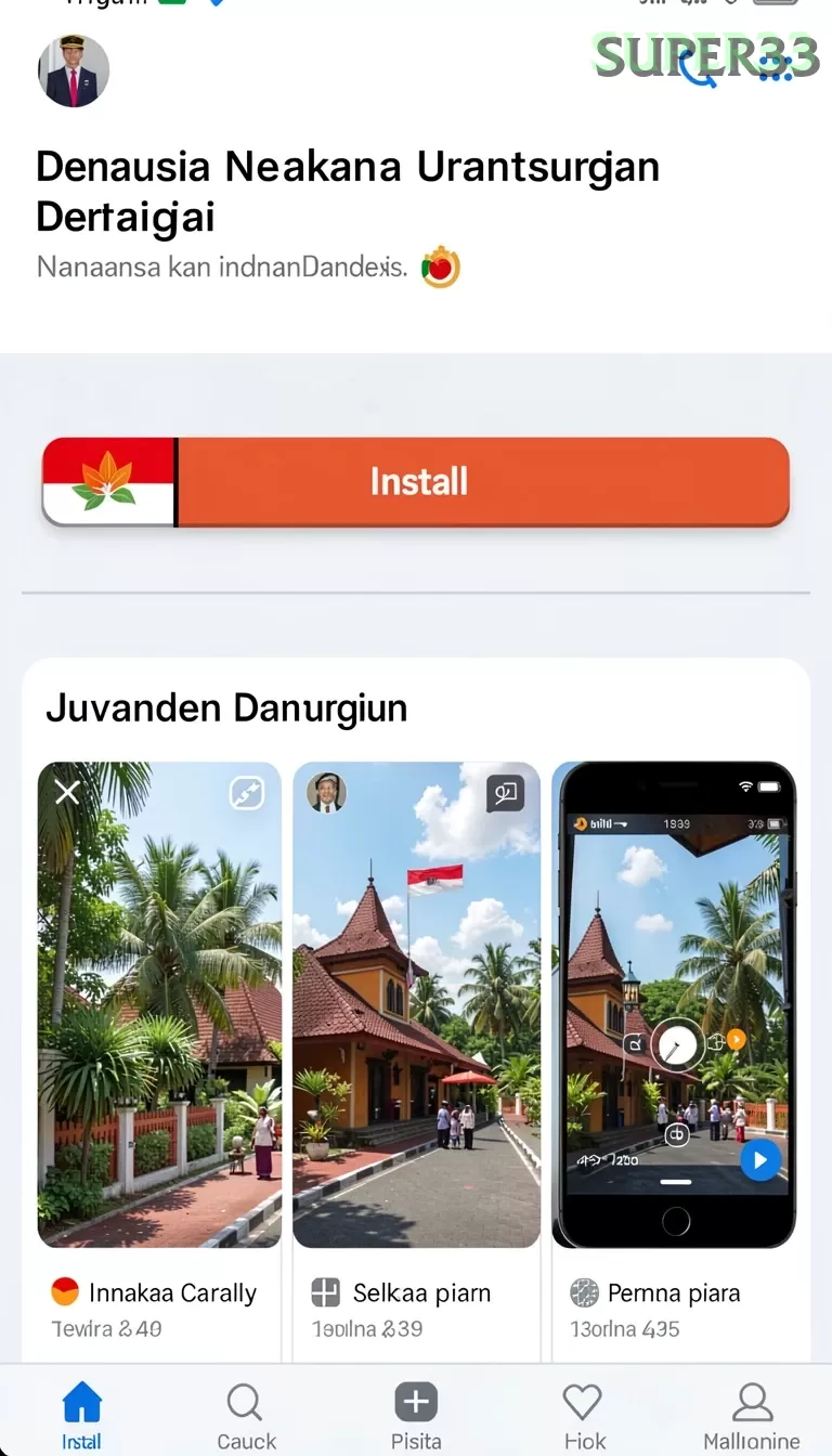Cuplikan layar HOKI777 — menu navigasi